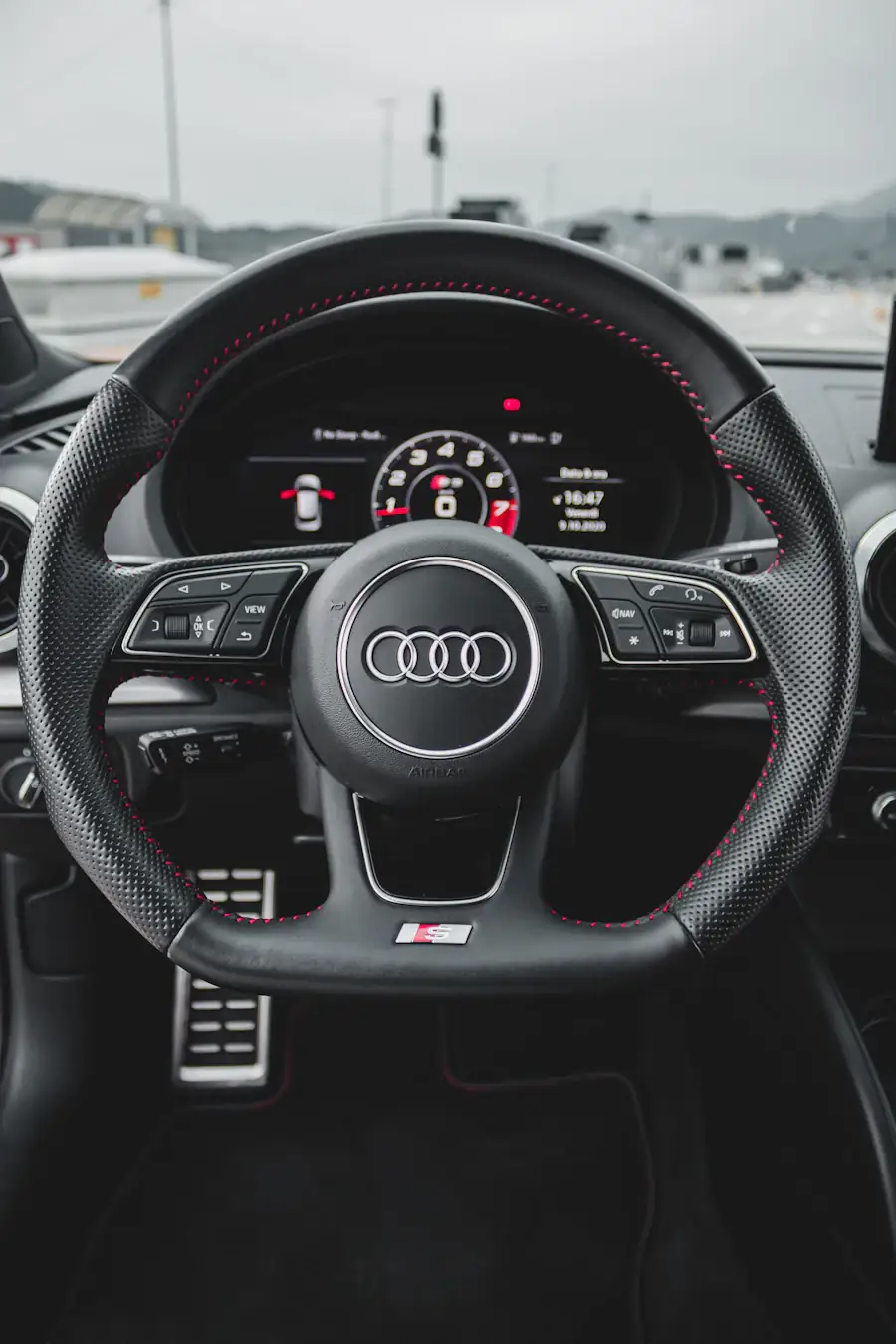 Audi steering wheel and cabin detail — Audi specialists in Trinidad