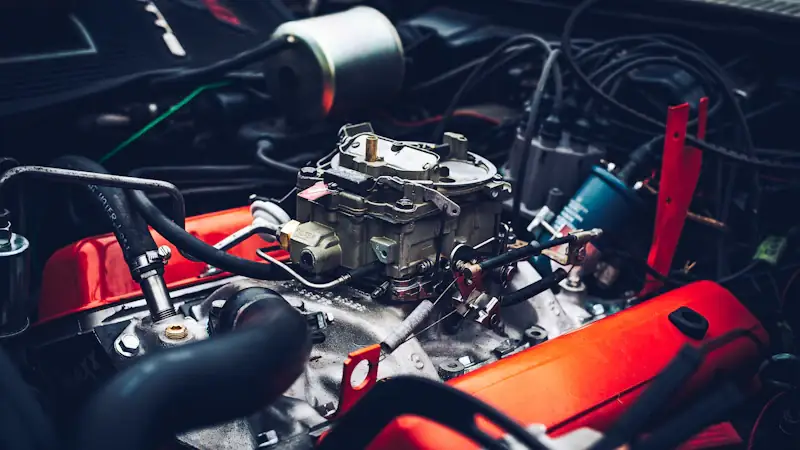 Engine detail — factory scheduled maintenance