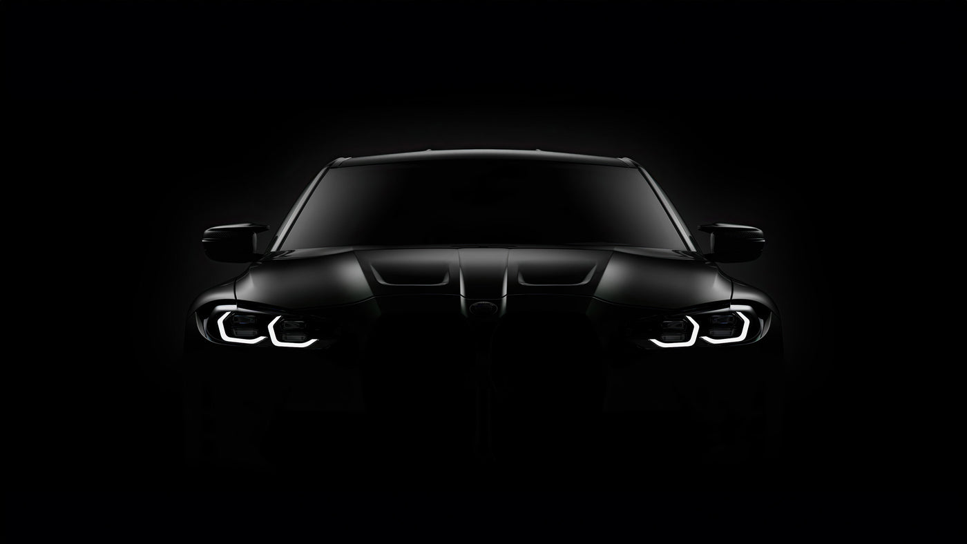 BMW front and headlights