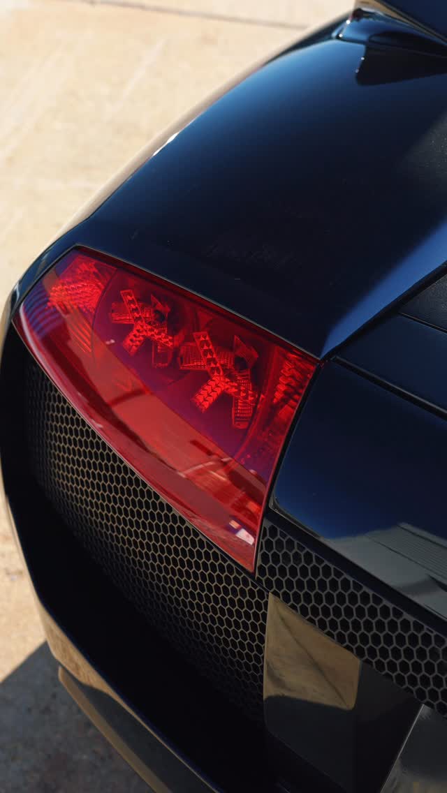 Close-up of a Lamborghini's rear light and bodywork from Foreign Automotive Canada's Instagram