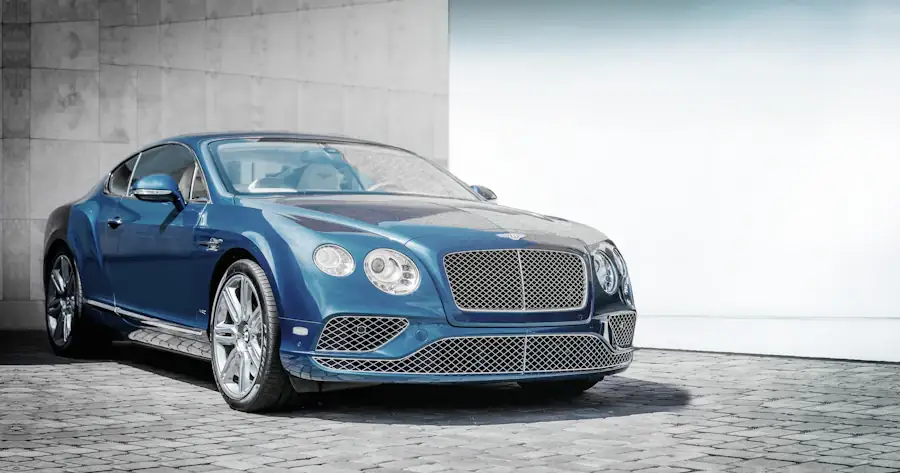 Luxury coupé on the road — Bentley care in Trinidad