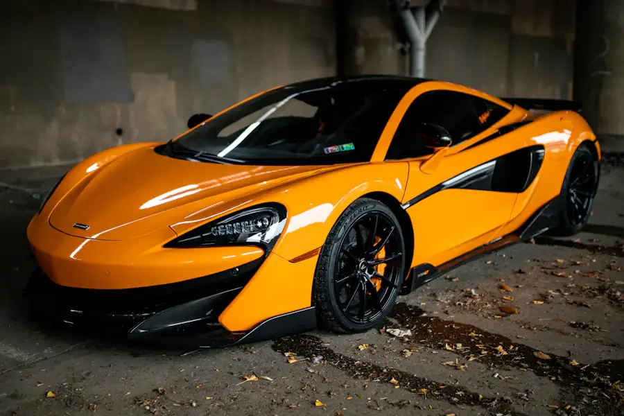 Orange and black Lamborghini — Lamborghini care in Trinidad