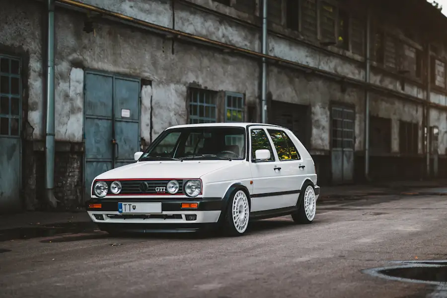 White hatchback — Volkswagen specialists in Trinidad